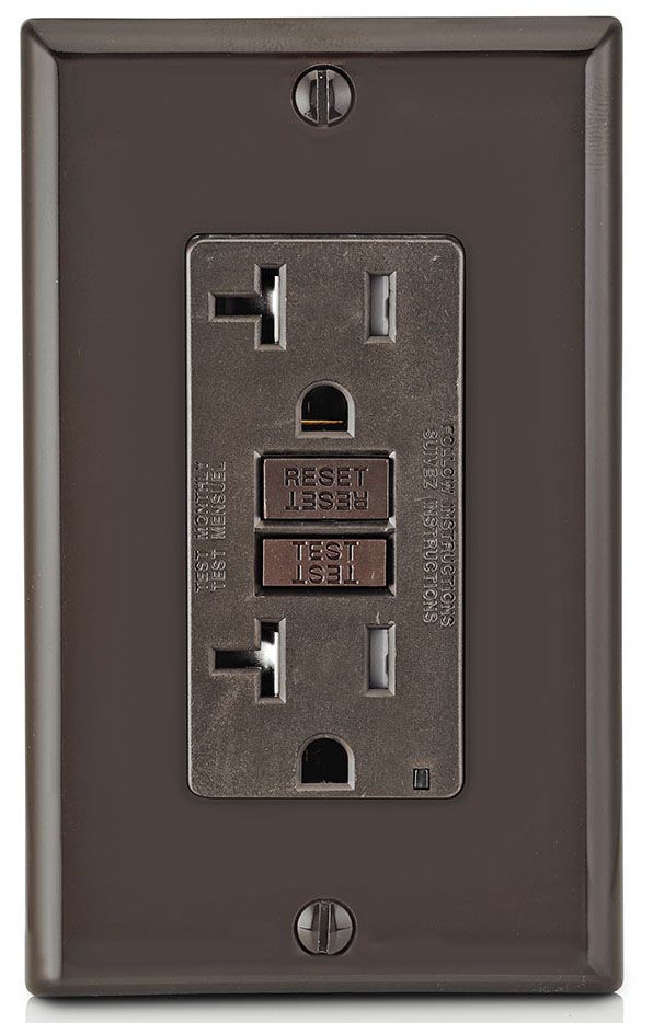 Feed Through Slim Tamper Resistant Receptacle Leviton Gfci Receptacle