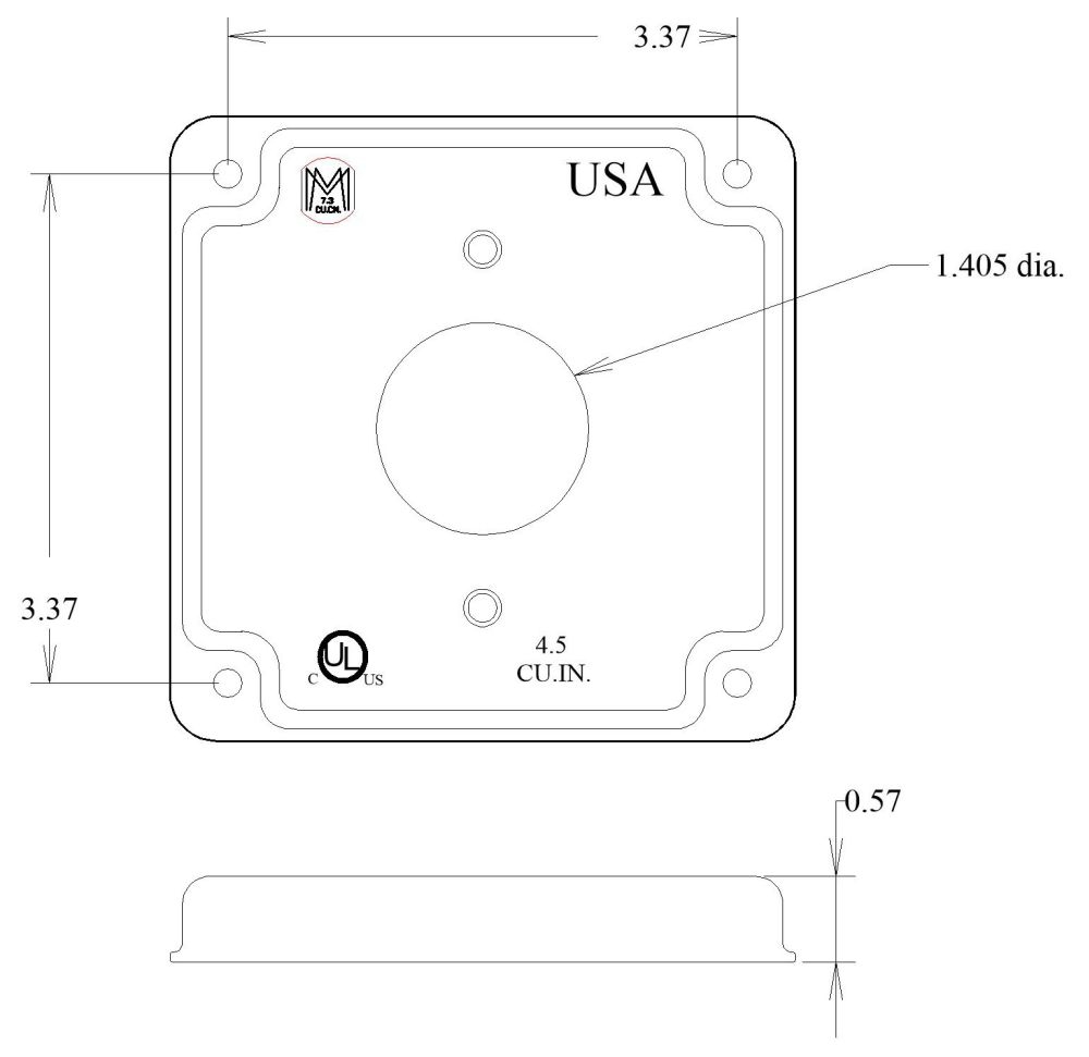 Raised Square Box Cover Mulberry Square Box 403
