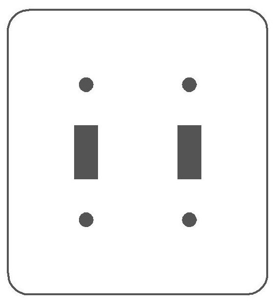Mulberry Wallplate - 2 Gangs