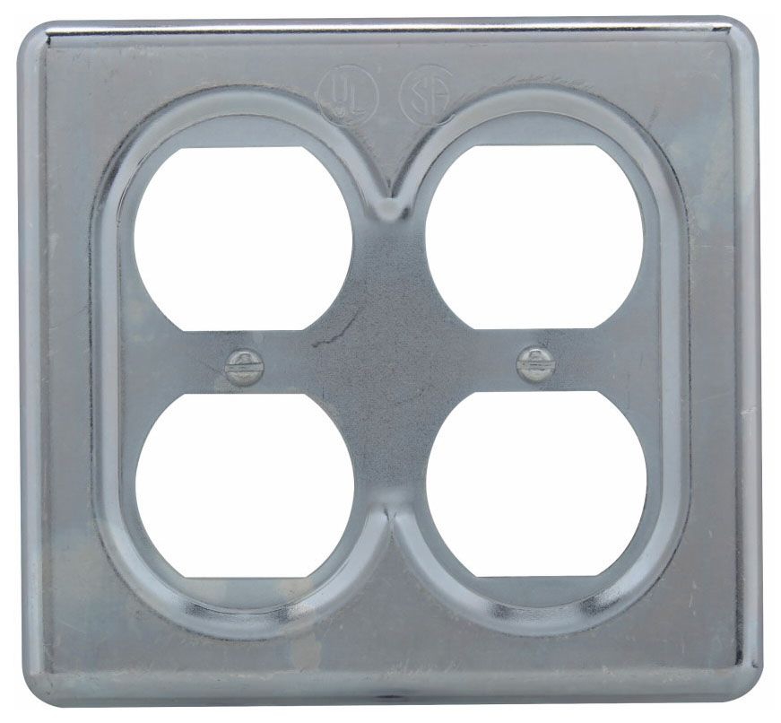 Flat Duplex Receptacle Cover