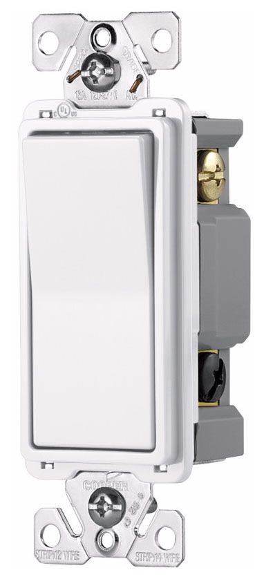 3-Way Ac Decorator Switch Eaton Arrow Hart White