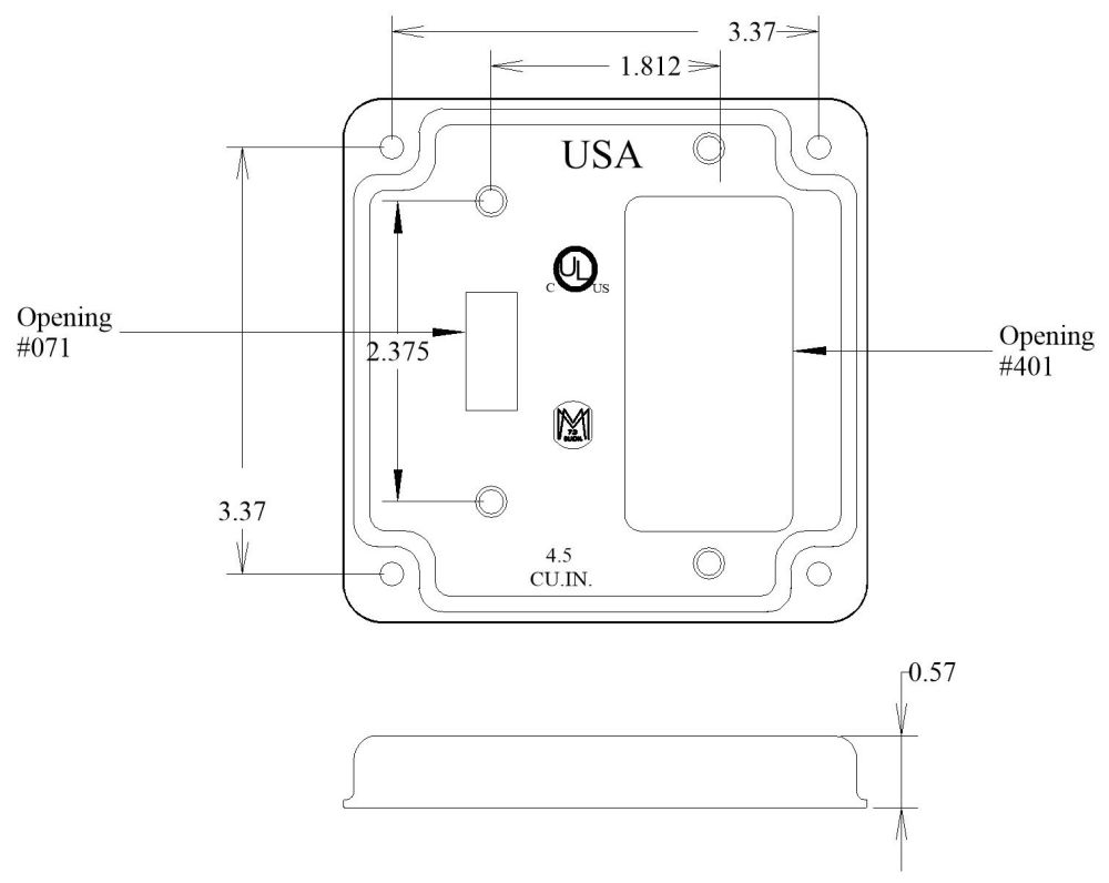 Raised Square Box Cover Mulberry Square Box 436
