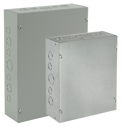 Pull Box With Knockout Unflanged Type Steel