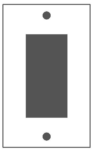 Mulberry Standard Receptacle Wallplate 86401