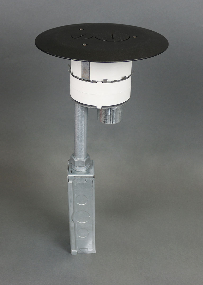 Multiservice Pokethrough Assembly Wiremold Topguard Pokethrough