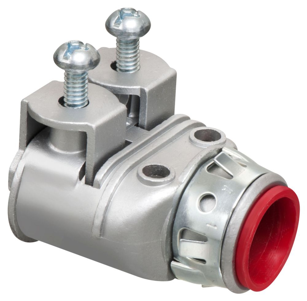 Duplex Straight Cable Connector With Insulated Throat