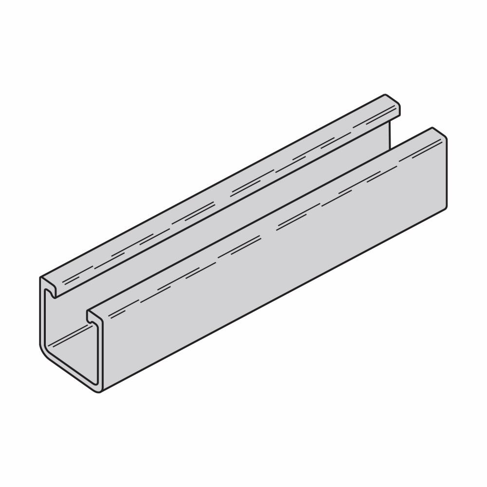 Single Solid Strut Channel