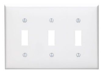 Leviton  80711-W Standard Size Traditional Wallplate