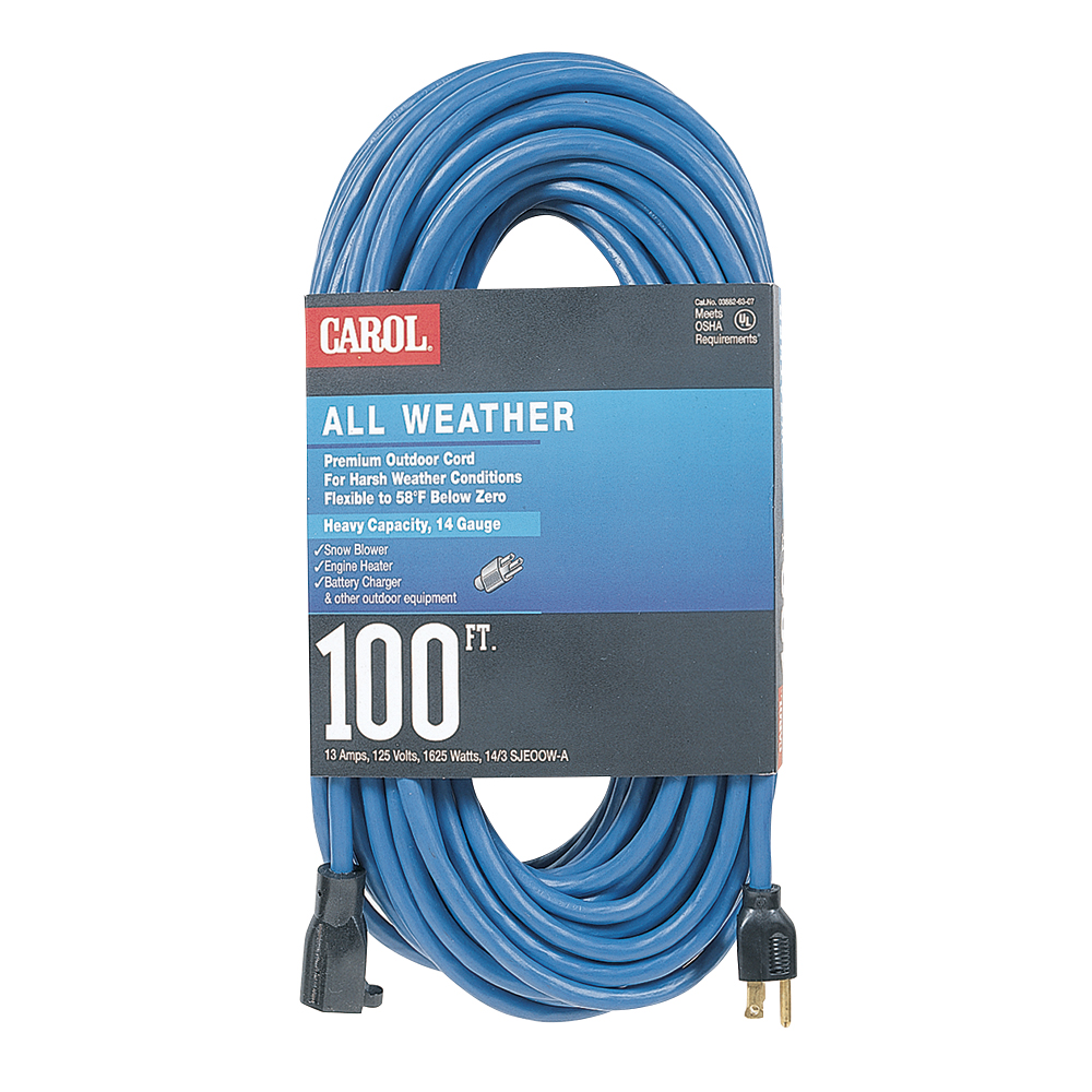 Type Sjeoow Grounded Extension Cord