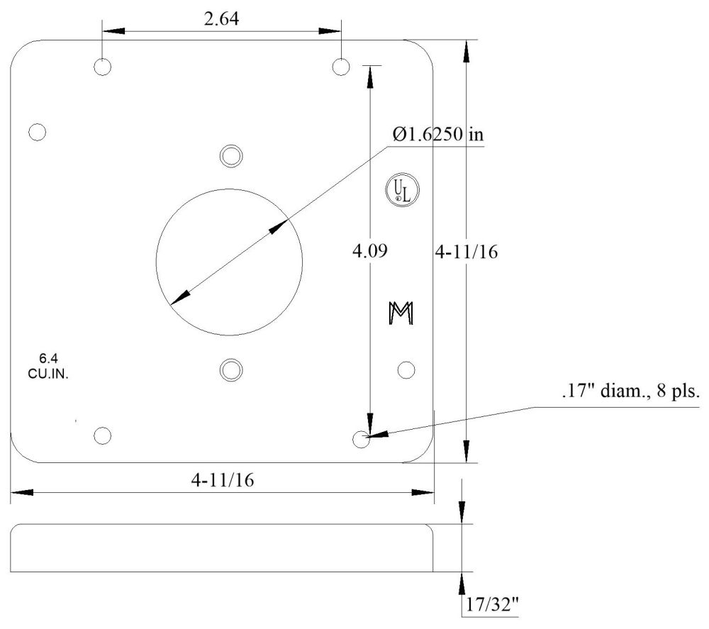 Raised Square Box Cover Mulberry Square Box 521