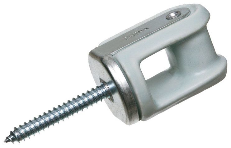 Wire Holder With Solid Rivet Through Head