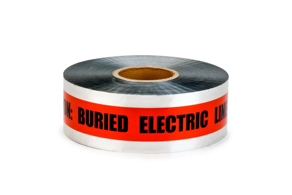 Detectable Buried Barricade Tape Scotch Buried Barricade