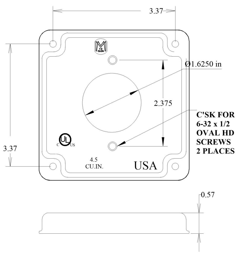 Raised Square Box Cover Mulberry Square Box 421