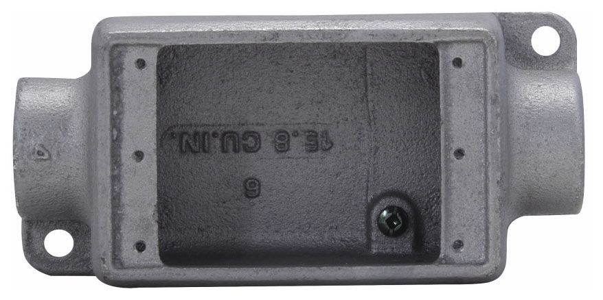 2-Entry Feed-Through Shallow Device Box