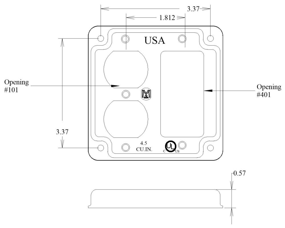 Raised Square Box Cover Mulberry Square Box 435