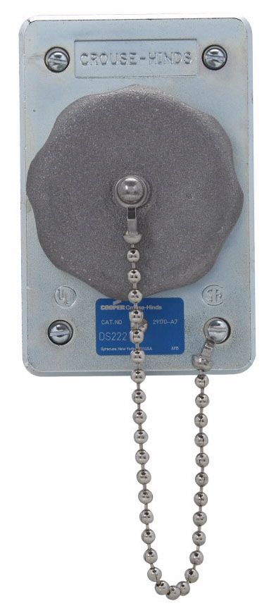 1-Gang Grounding Weatherproof Straight Blade