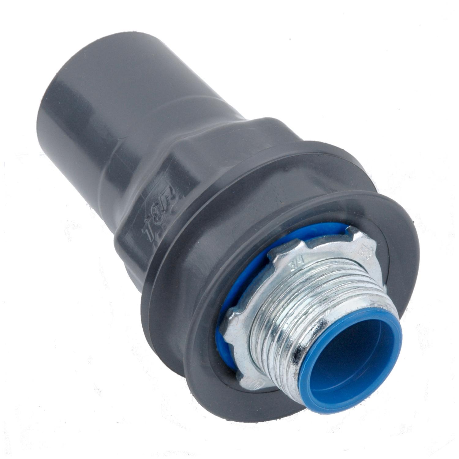 Liquid Tight Conduit Connector Straight Type Dark