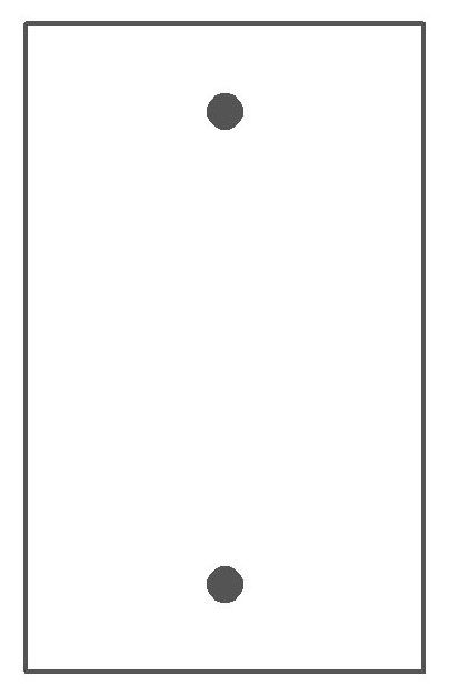 Standard Blank Wallplate Mulberry Blank Wallplate