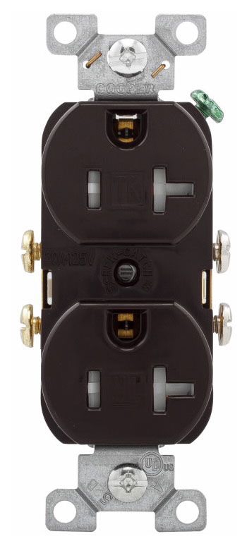 Trcr Duplex Tamper-Resistant Straight Blade Receptacle