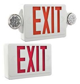 Stencil Face Emergency Exit Sign
