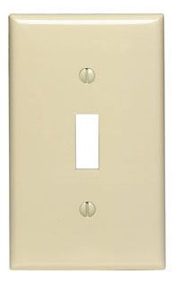 Leviton  80701-I Standard Size Traditional Wallplate