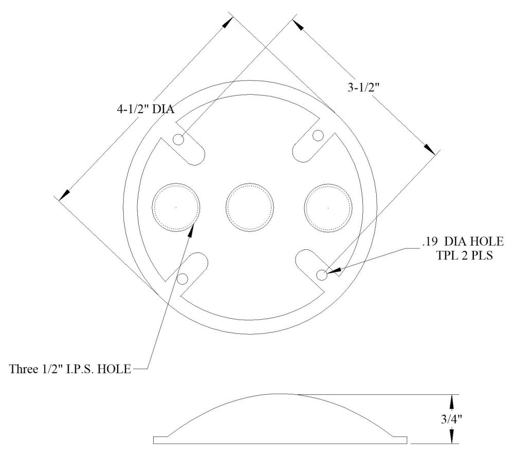 Lampholder Round Box Cover