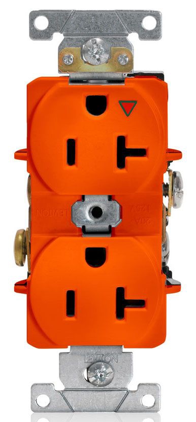 Isolated Ground Duplex Receptacle