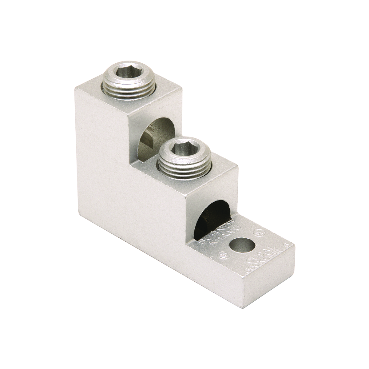 Dual Rated Universal Mechanical Bolted Lug And Terminal Stacked 2 Conductors