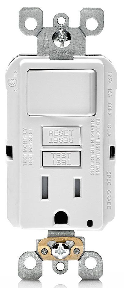 Gfci Monochromatic Receptacle