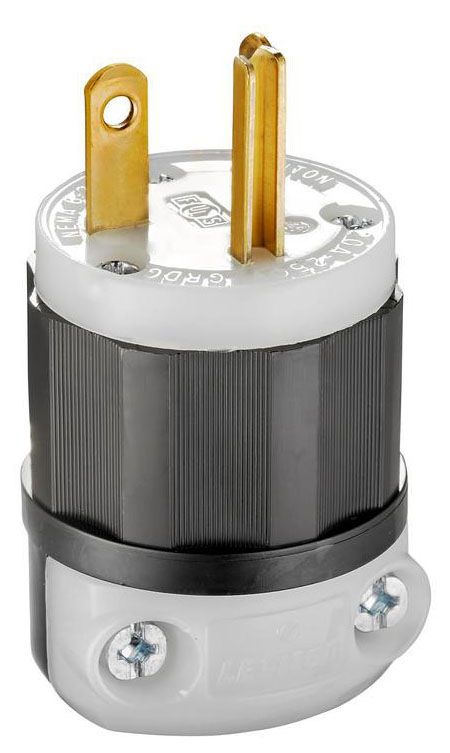 Cable Mount Grounding Plug Polarized Chemical Resistant