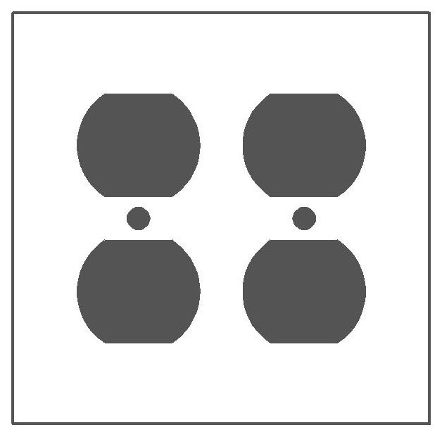 Mulberry Standard Receptacle Wallplate 97102