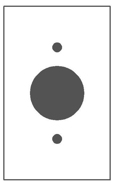 Standard Receptacle Wallplate 1Single Receptacle1 Gangs designated