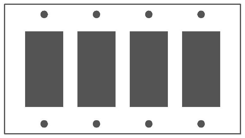 Mulberry Standard Receptacle Wallplate 97404