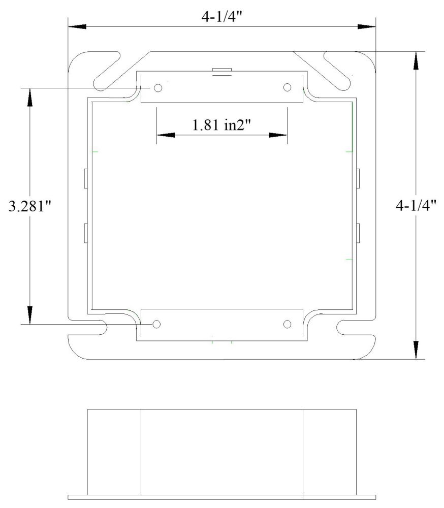 2-Device Raised Tile Box Cover