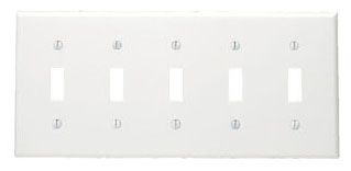 Leviton  80723-W Standard Size Traditional Wallplate