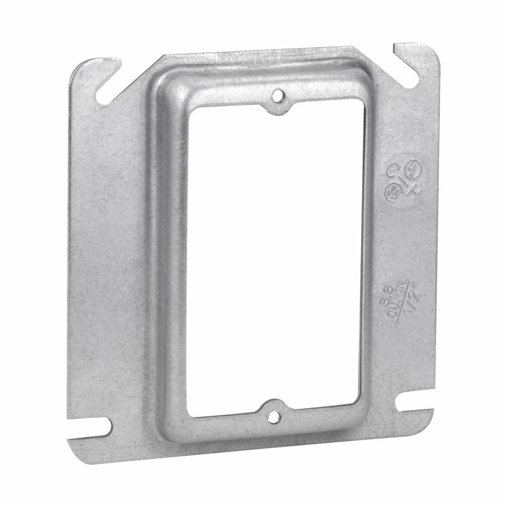 1-Outlet 1-Device Square Mud Ring