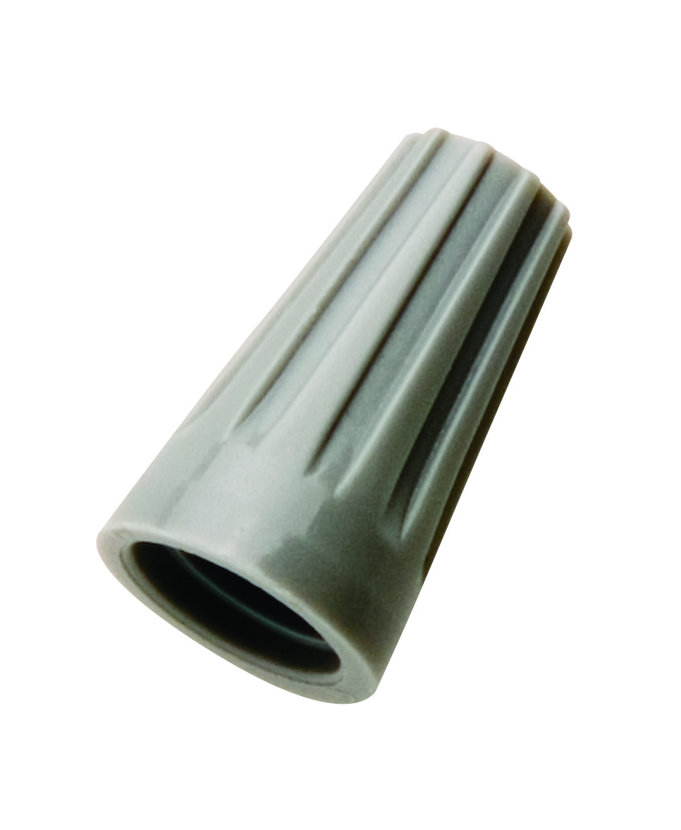 Flameretardant Wire Connector Ribbed Type Gray