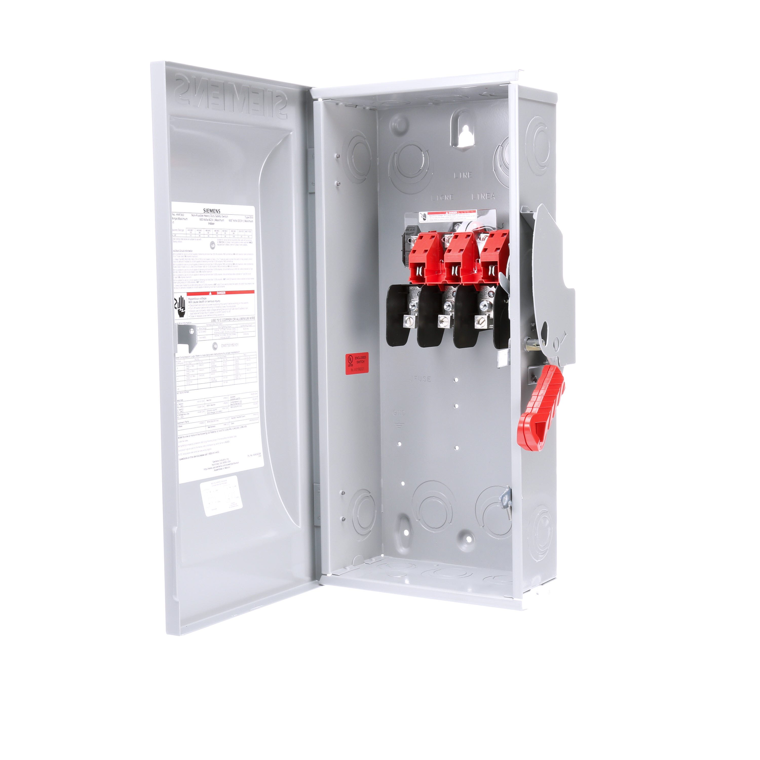 Heavy Duty Low Voltage Nonfusible Switch Heavy Duty Safety