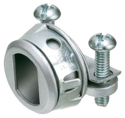 Cable Connector With Spring Steel Clip