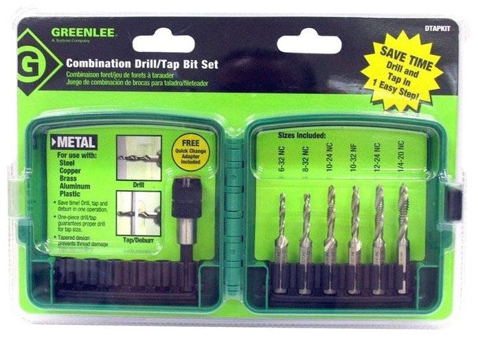 Combination Split Point Drill Tap Kit