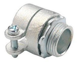 Squeeze Conduit Connector Straight Type Zinc