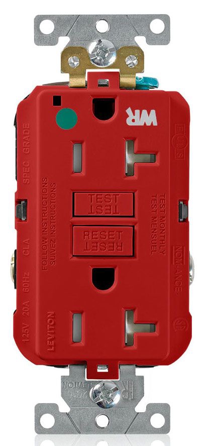 Slim Tamperweather Resistant Receptacle Leviton Smartlockpro Slim