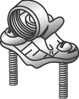 Ground Clamp 1/2TO1 GRD CLMP