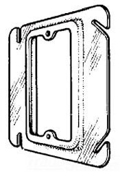 1Device Raised Square Box Cover Mulberry Square Box 228