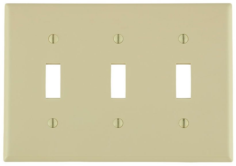 Leviton  80711-I Standard Size Traditional Wallplate