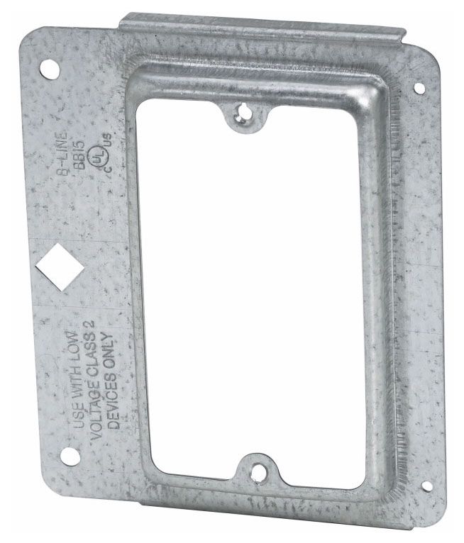 1-Gang 1-Piece Cover Plate Mounting Bracket
