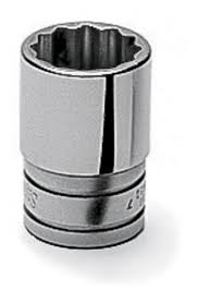 Snap-On Short Tube Key 1-3/16" Striated - ENC 1/2" GSW381